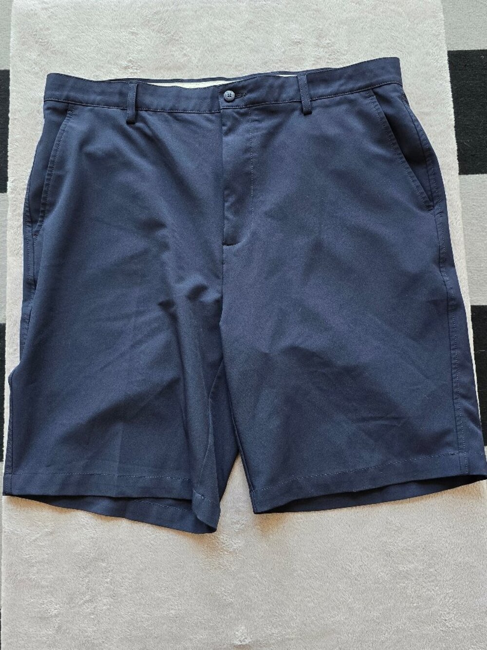 FootJoy FJ Shorts Mens 38 Blue Performance Golf Chino Golf Flat Front Stretch